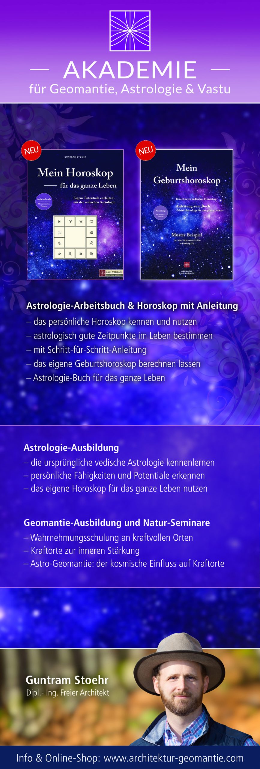 Geomantie, Astrologie und Vastu